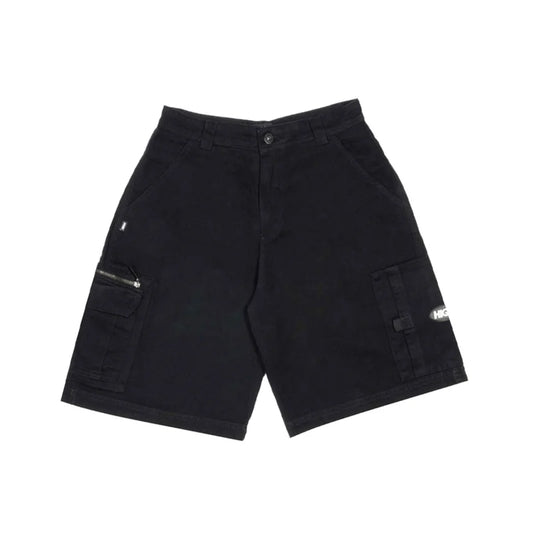 HIGH CARGO TWILL SHORTS BLACK