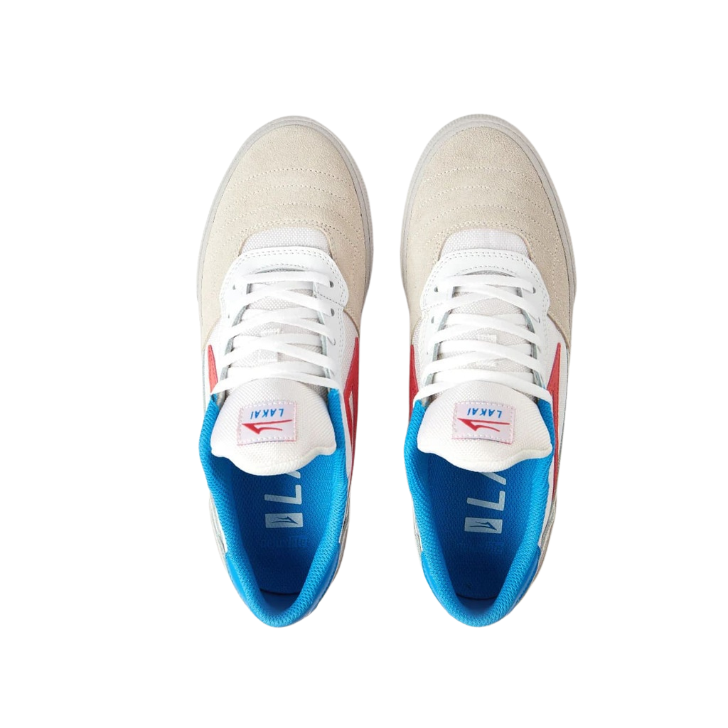 Lakai - Cambridge White/Coral - Suede