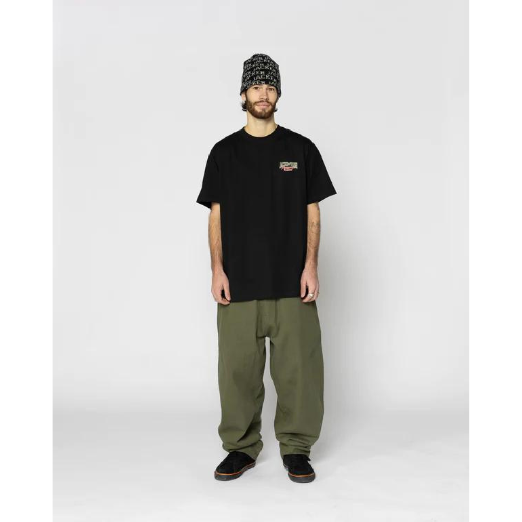 JACKER X PUSHER - T-SHIRT - BLACK Jacker