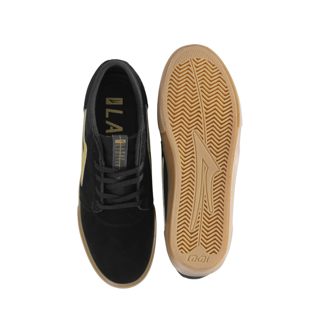 Lakai - Griffin - Black Gold Suede