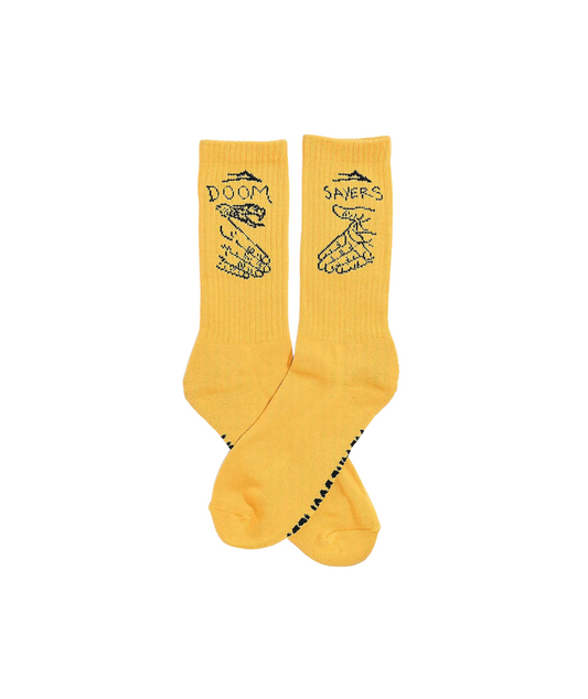 Lakai x Doomsayers Yellow Crew Socks