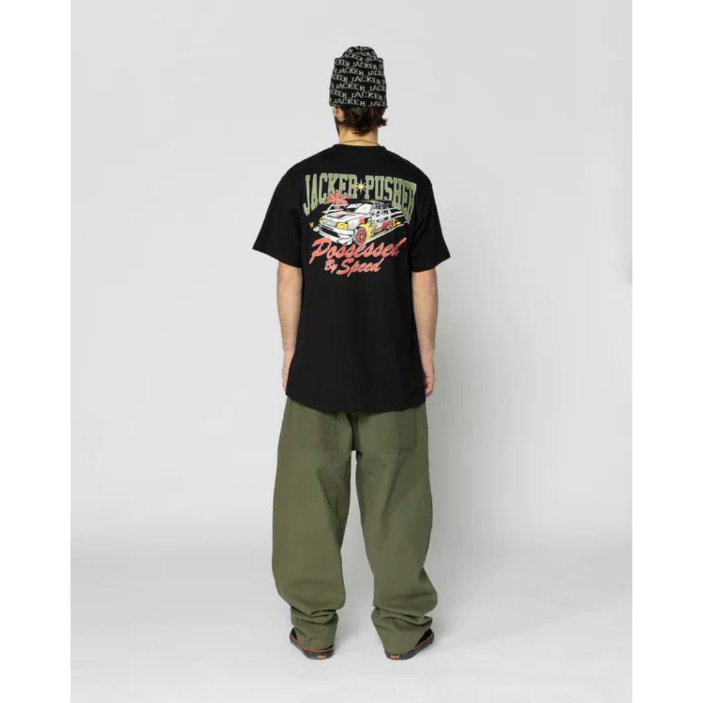 JACKER X PUSHER - T-SHIRT - BLACK Jacker