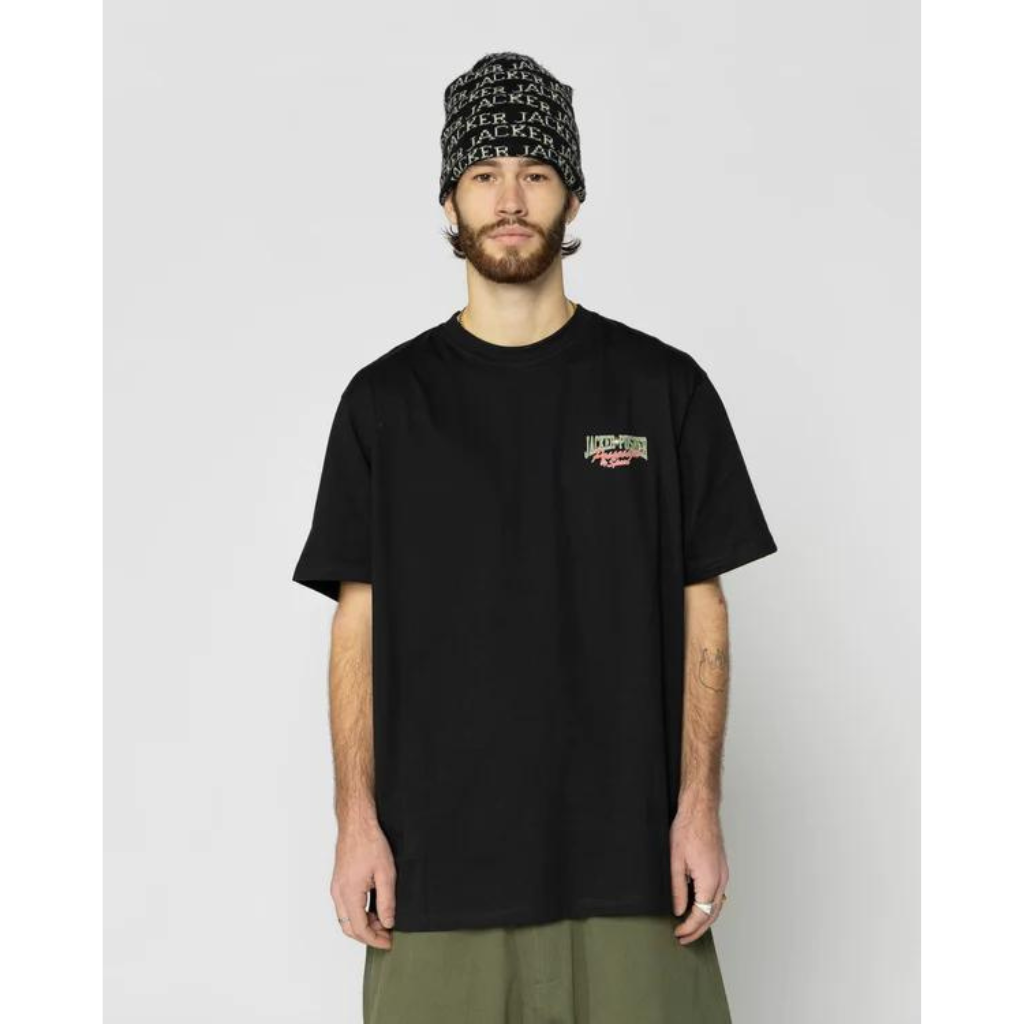 JACKER X PUSHER - T-SHIRT - BLACK Jacker
