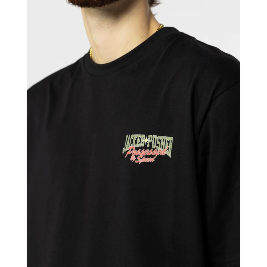 JACKER X PUSHER - T-SHIRT - BLACK Jacker
