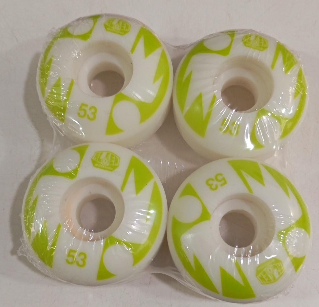ALIEN LOGO WHEELS - GREEN 53MM/100A