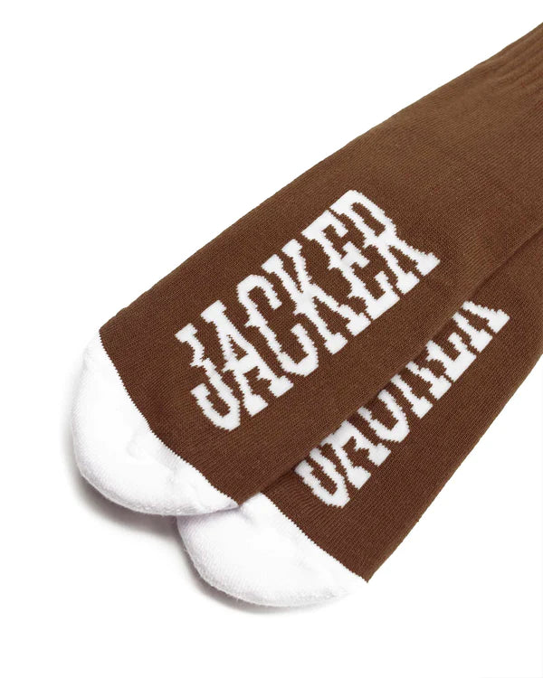 Jacker - After Logo UPR Socks (Brown) Jacker