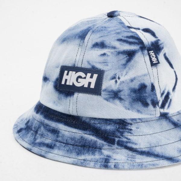 Bucket Hat High Company - Bleached Rounded (Blue)