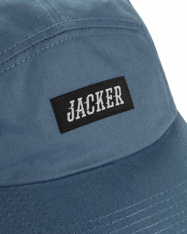 Cap Jacker - Box Logo 5 Panel (Blue)