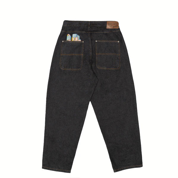 Jacker - City Tour - Denim Baggy Pants - Black Jacker