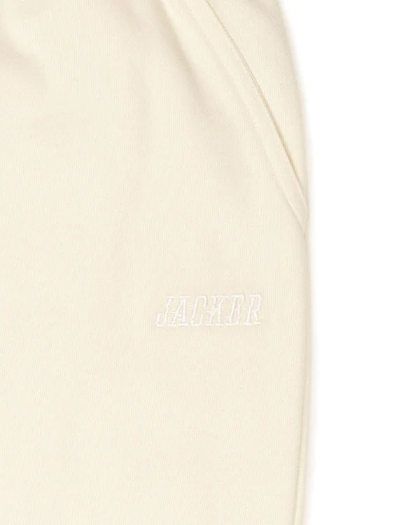 Jacker - Team Logo Sweatpant - Beige Jacker
