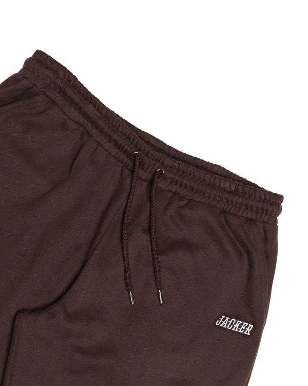 Team Logo Sweatpant Brown - Jacker