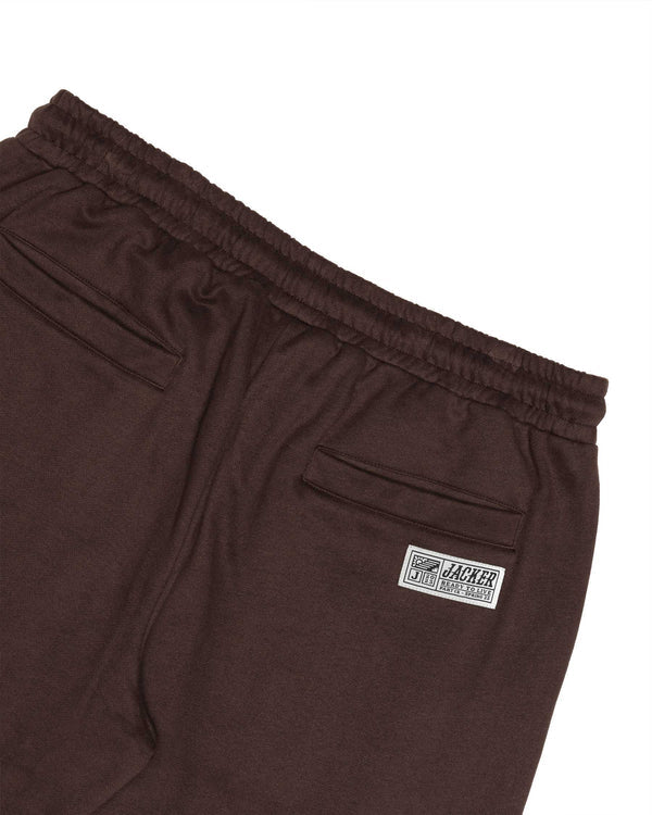 Team Logo Sweatpant Brown - Jacker