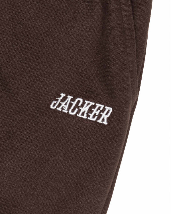Team Logo Sweatpant Brown - Jacker