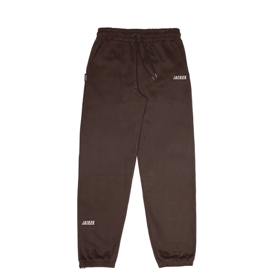 Jacker - Team Logo Sweatpant - Brown Jacker