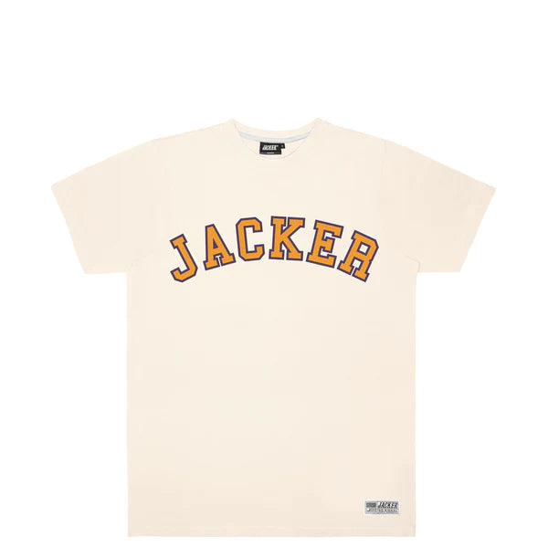 COLLEGE TEE - T-SHIRT - BEIGE Jacker