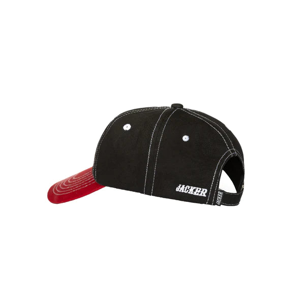 Jacker - Double Jay Cap - Black/Red Jacker
