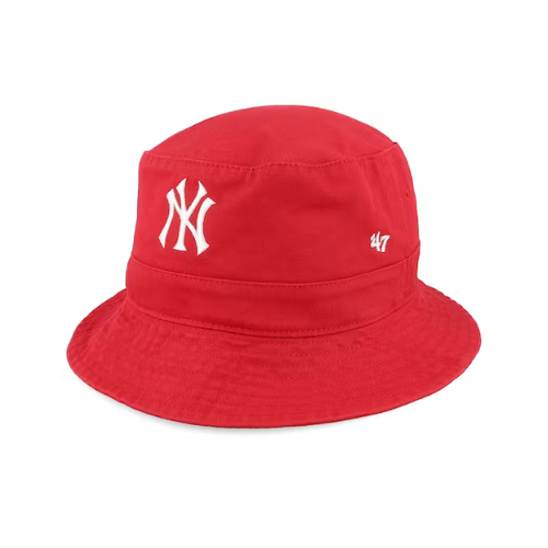 Bucket Hat 47 Brand - Classic New York Yankees MLB (Red) '47 Brand