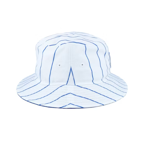 Bucket Hat 47 Brand - Pinstriped Los Angeles Dodgers MLB (White/Royal Blue)