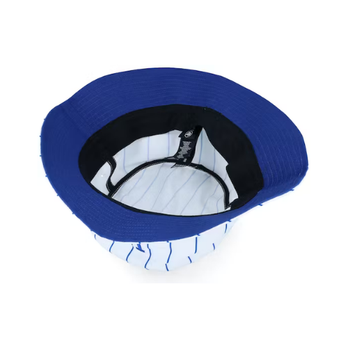 Bucket Hat 47 Brand - Pinstriped Los Angeles Dodgers MLB (White/Royal Blue)