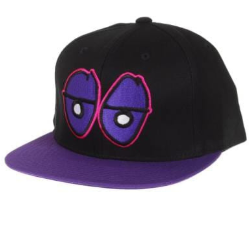 Krooked - Eyes Snapback Cap (Black/Purple)