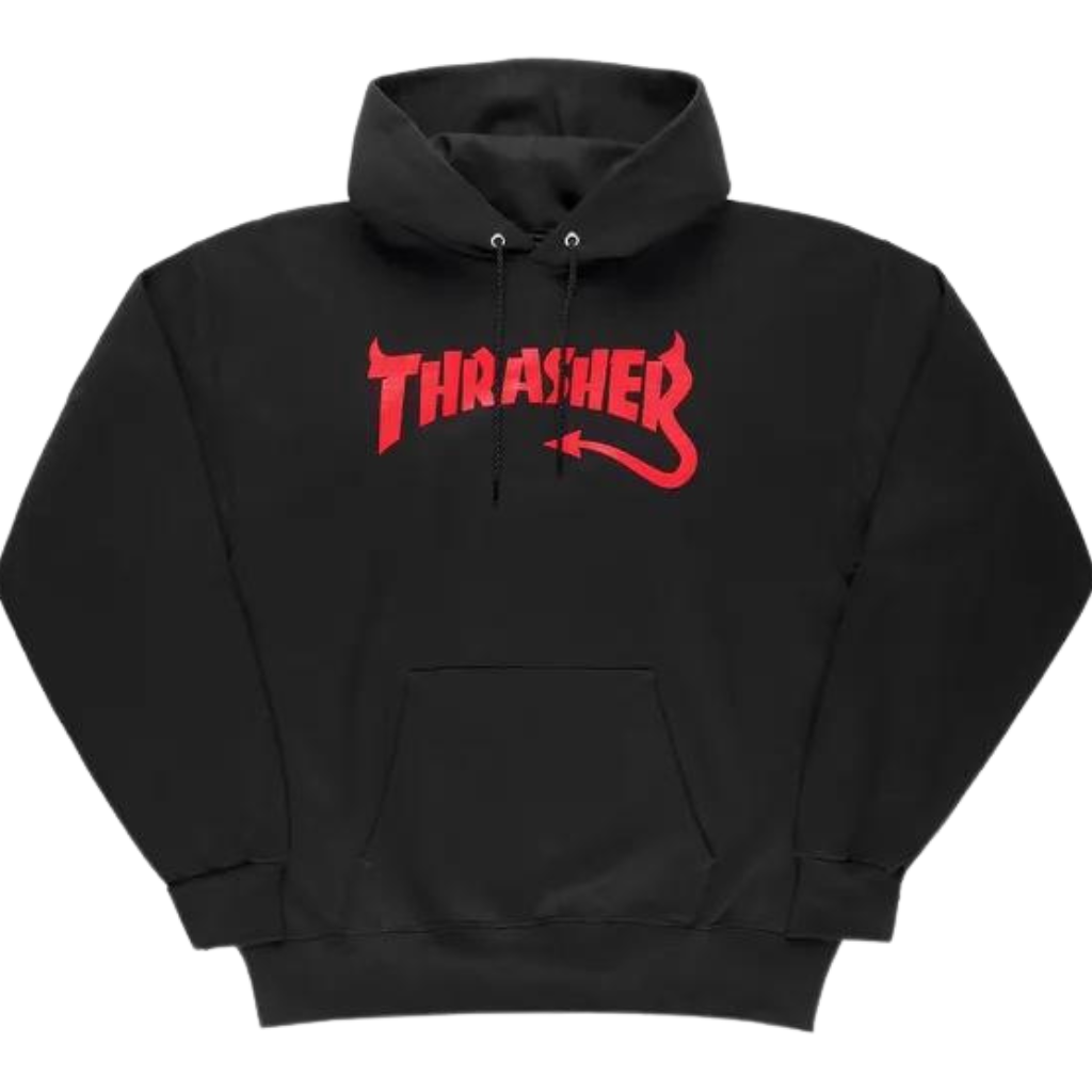 Thrasher - Diablo Bluzy Hoodie - Black Thrasher Magazine