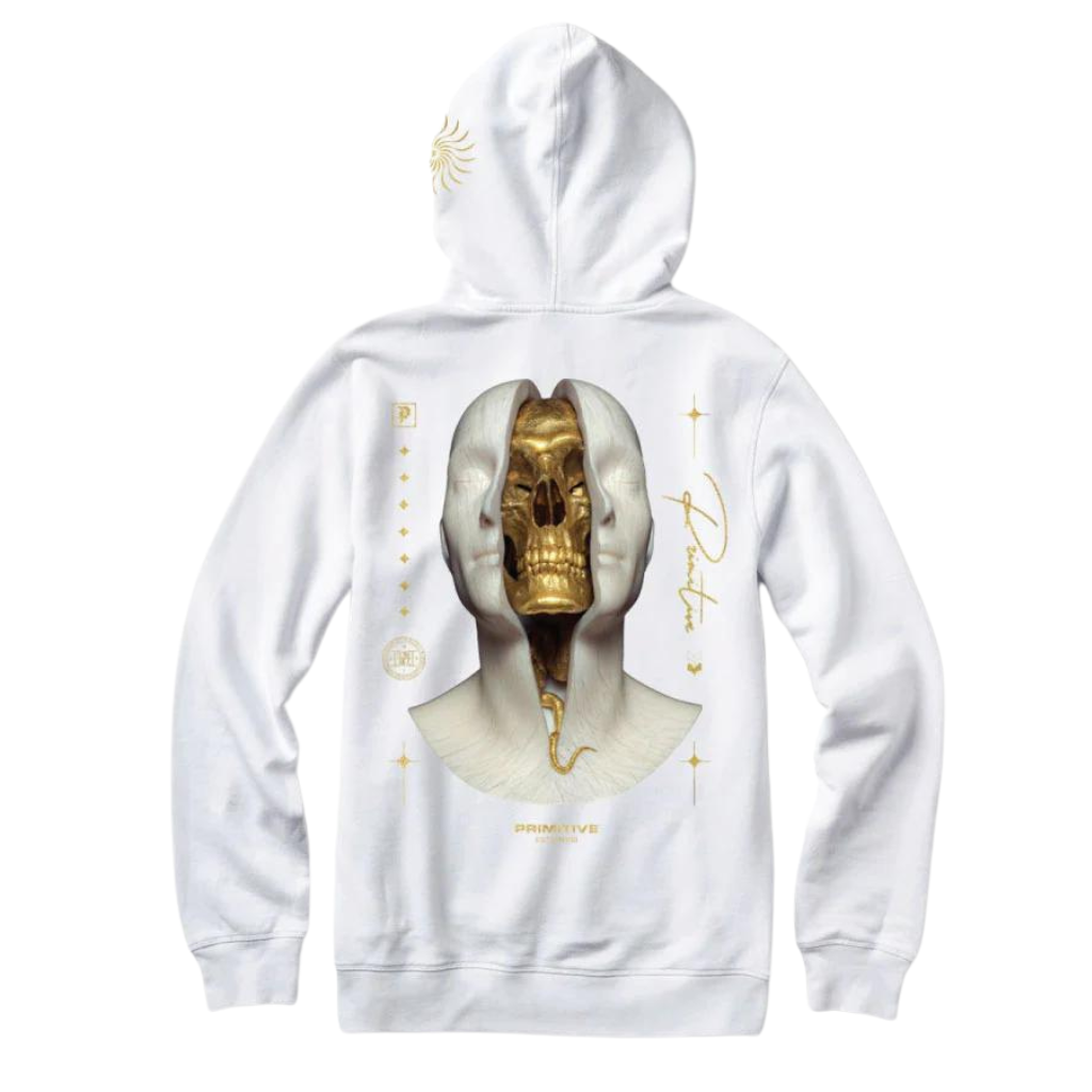 Primitive - Imperial Mens Hoodie - White Primitive Skateboards