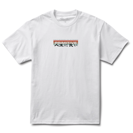 Primitive - Osaka Nights Tee - White Primitive Skateboards