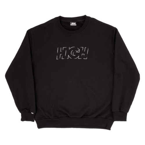 HIGH - Crewneck Logo - Black HIGH COMPANY