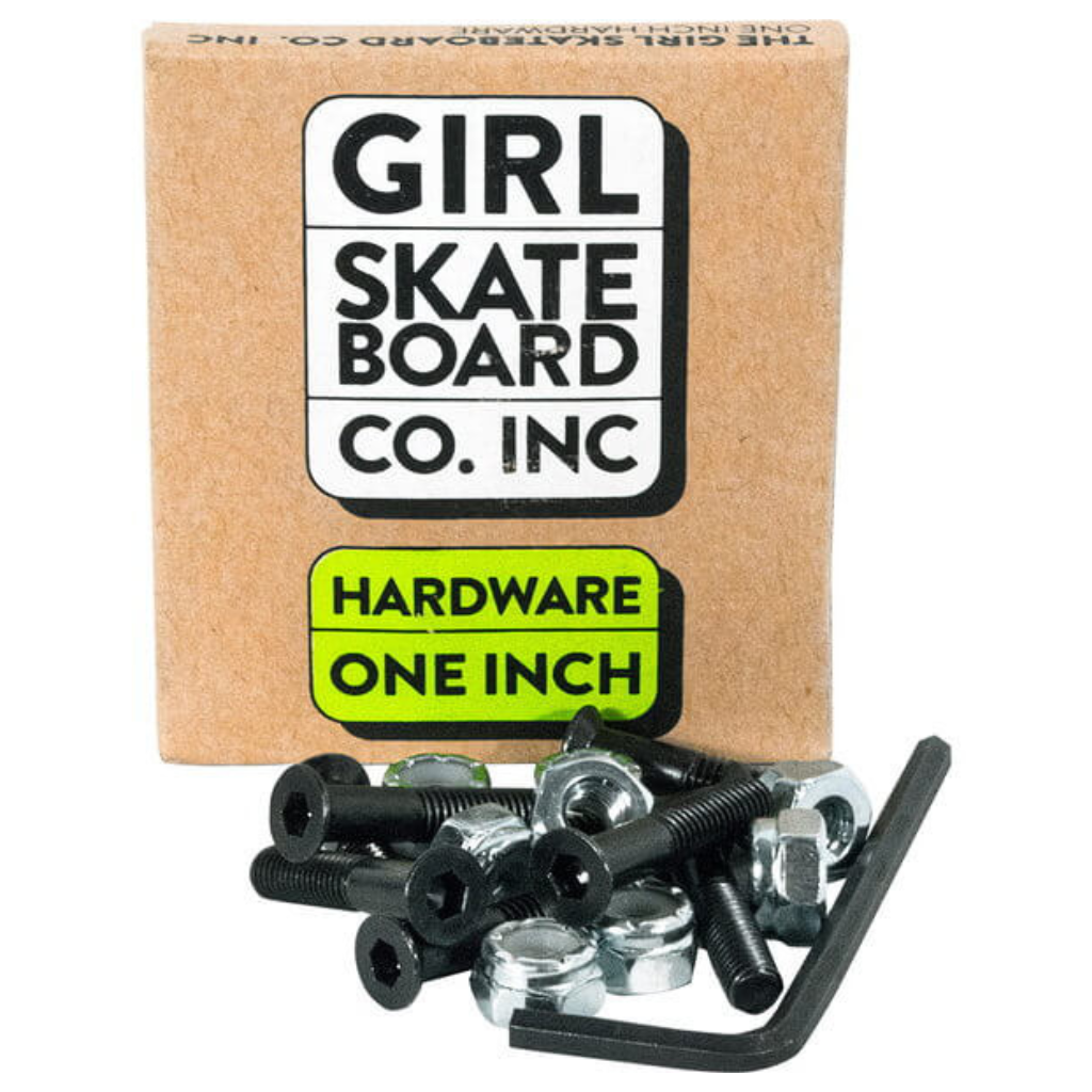 Girl Skateboards - Allen Head Skateboard Hardware Set - 1"