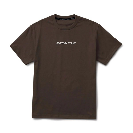 Primitive - Euro Slant Hw Tee - Bronw Primitive Skateboards