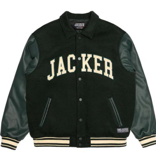 STINGY - VARSITY JACKET - GREEN Jacker