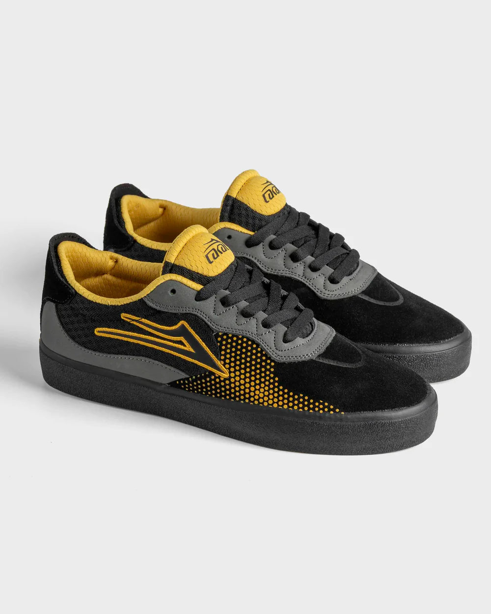 Lakai Essex Black/Yellow Gray