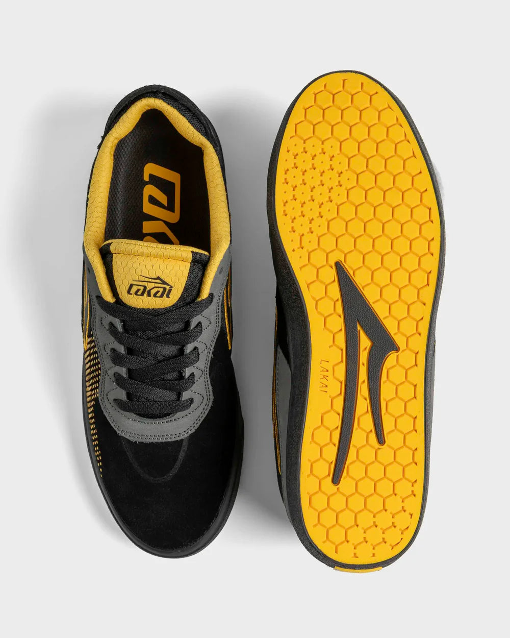 Lakai Essex Black/Yellow Gray