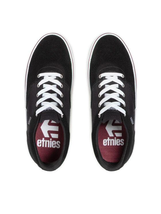 ETNIES FACTOR BLACK/WHITE/BURGUNDY