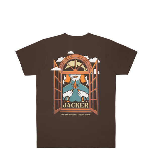Jacker - Fresh Start T Shirt -  Bronw Jacker