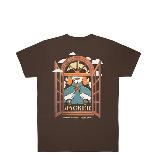 Jacker - Fresh Start T Shirt -  Bronw Jacker