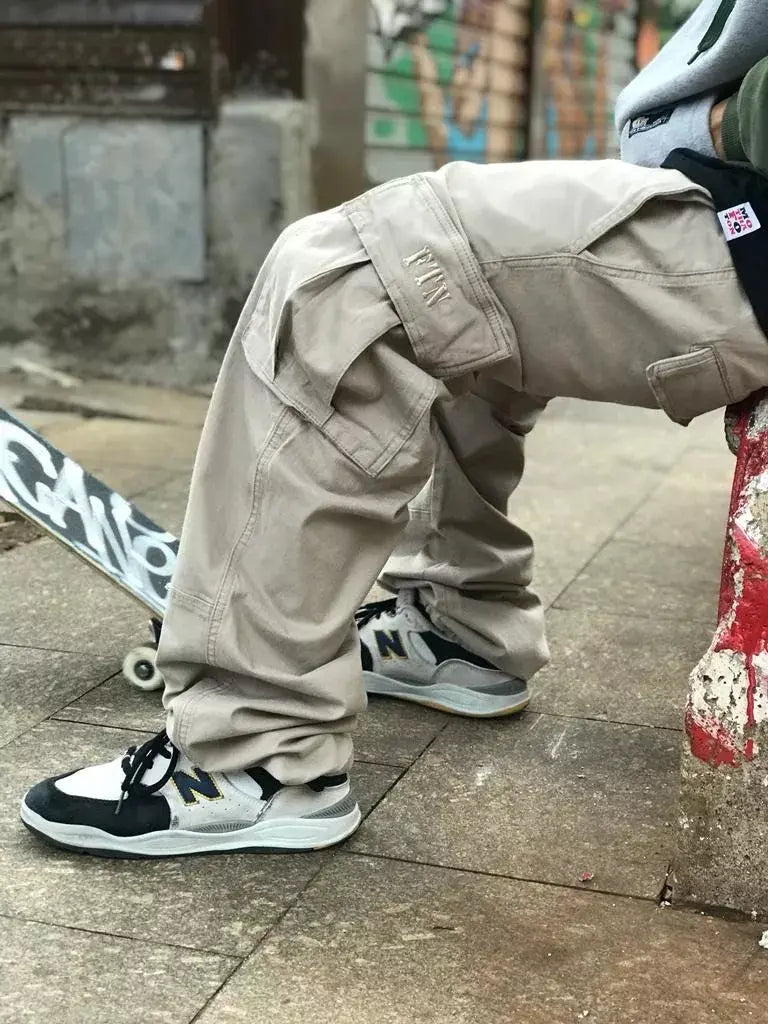 FOTON SKATEBOARD CALÇA CARGO SARJA AREIA
