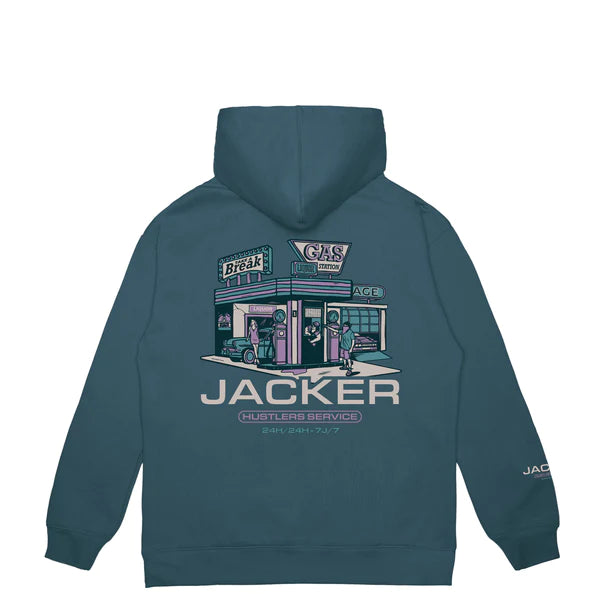 Jacker - Hustler Hoodie - Blue Back Jacker