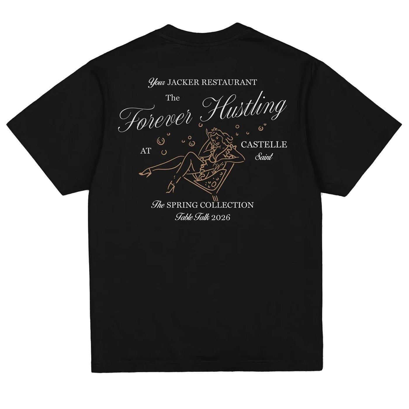 CAMISETA JACKER GRACE BLACK