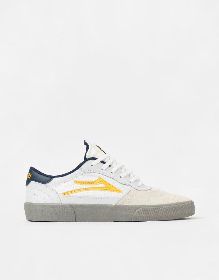LAKAI CAMBRIDGE WHITE LEATHER