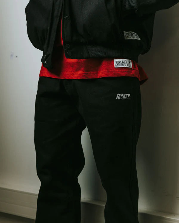 Jacker - Team Logo Chino Black Pant Jacker