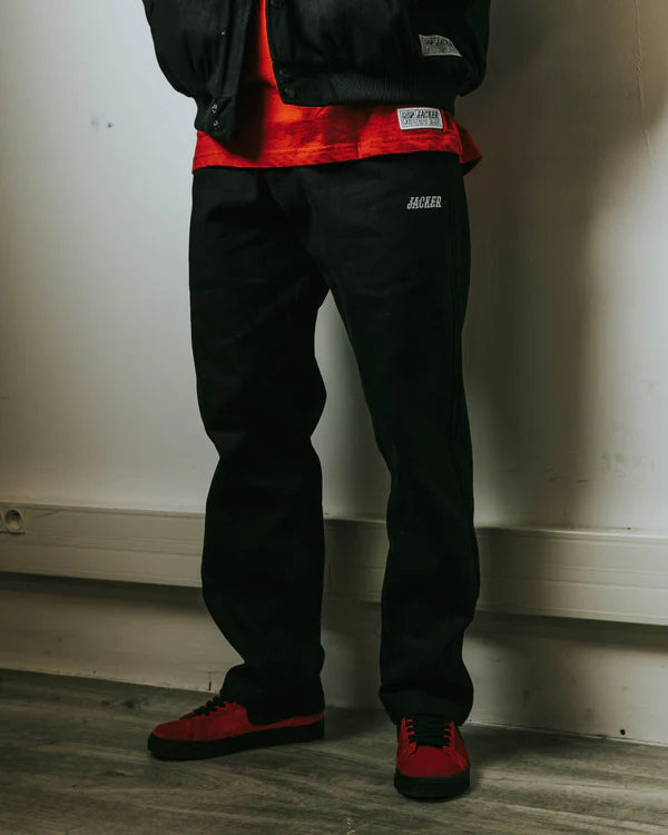 Jacker - Team Logo Chino Black Pant Jacker