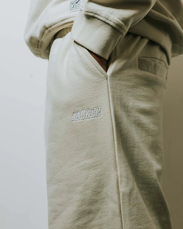 Jacker - Team Logo Sweatpant - Beige Jacker