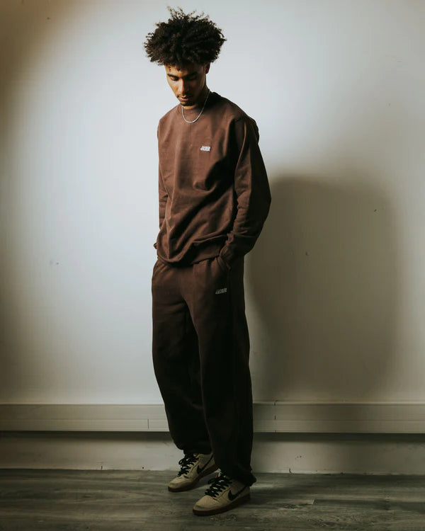 Team Logo Sweatpant Brown - Jacker