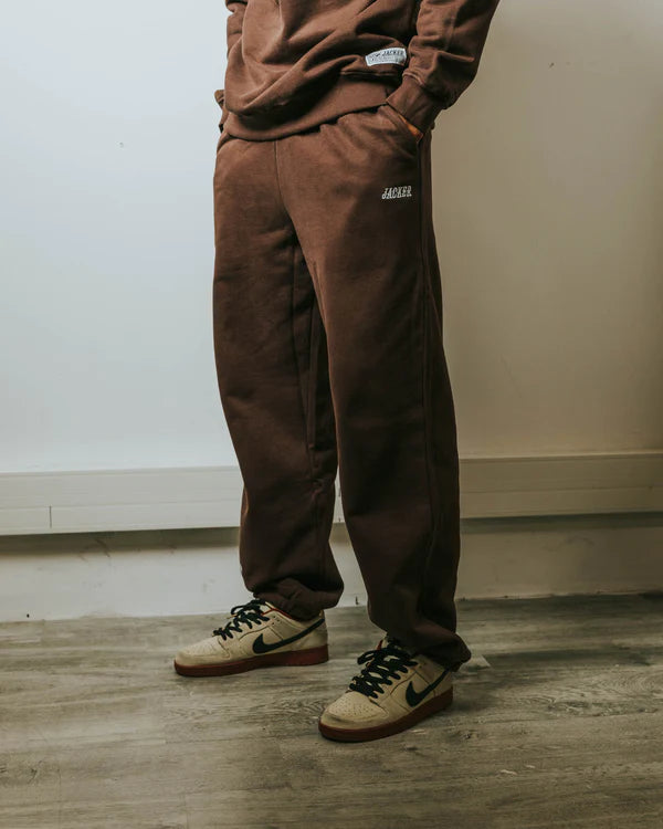 Team Logo Sweatpant Brown - Jacker
