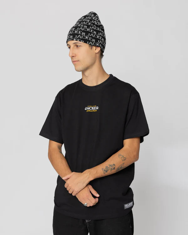 JACKER Junk Food - Black - T-shirt Jacker