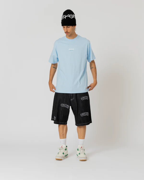 Jacker - Fight Flower T-Shirt - Blue