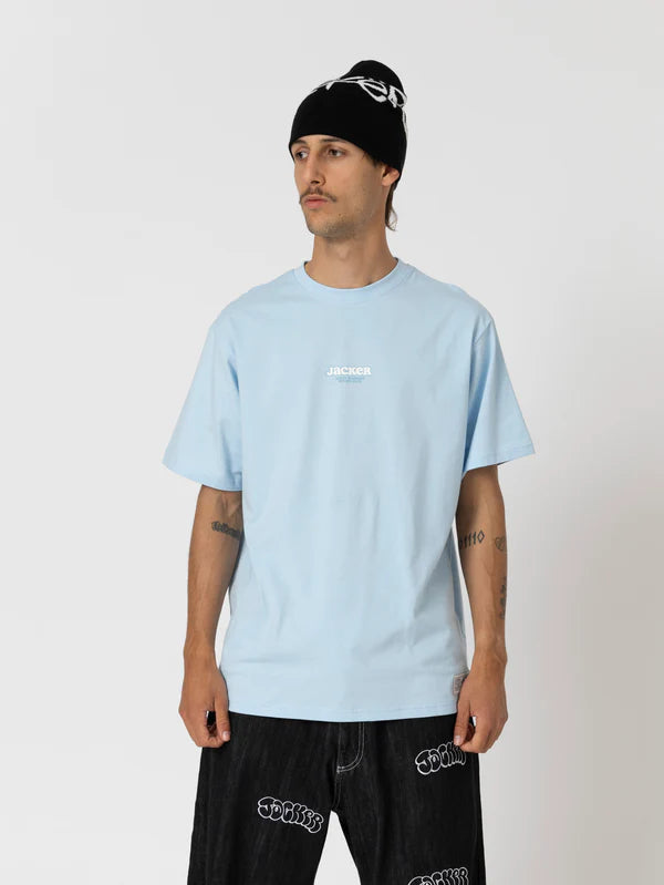 Jacker - Fight Flower T-Shirt - Blue