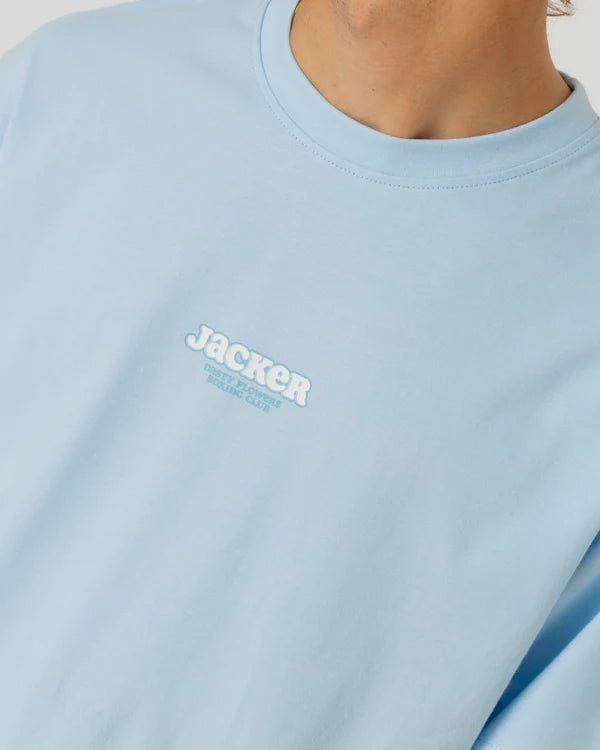 Jacker - Fight Flower T-Shirt - Blue