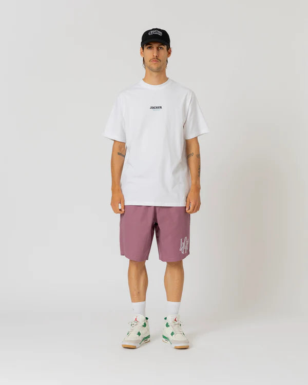 Jacker - Fight Flower T-Shirt - White